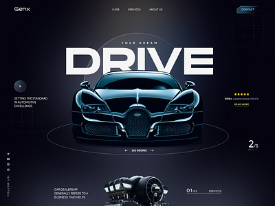 Car dealer website auto automotive automotive design car car buy car dealer car website creative dark design inspiration landing page luxury design minimal modern design mordern design motor trendy design ui ux website