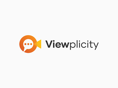 ViewPlicity Logo app icon logo simple technology video conference