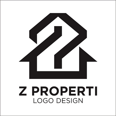 Z PROPERTI FOR SALE home initial logo logo properties z letter