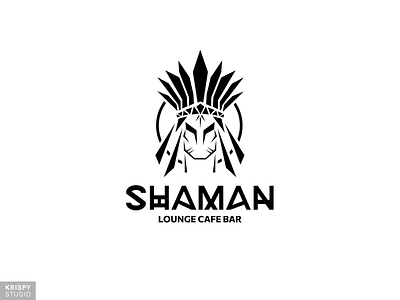 Lounge Logo bar branding cafe character contemporary elegance graphic design head identity logo lounge minimalistic premium professional shaman sophisticated symbol tradition ui visual