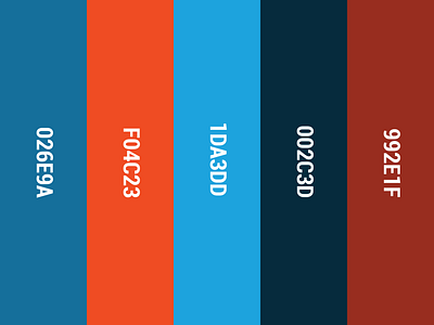 Corporate Identity 5 Color Palette color corporet graphic design palet