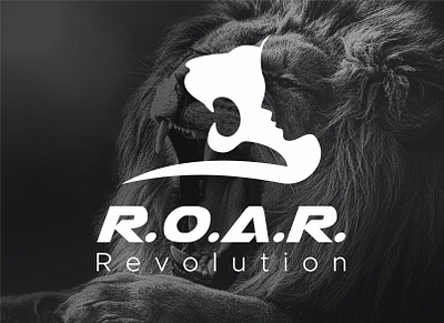 R.O.A.R. Revolution Logo Design Project graphic design logo roar logo women logo