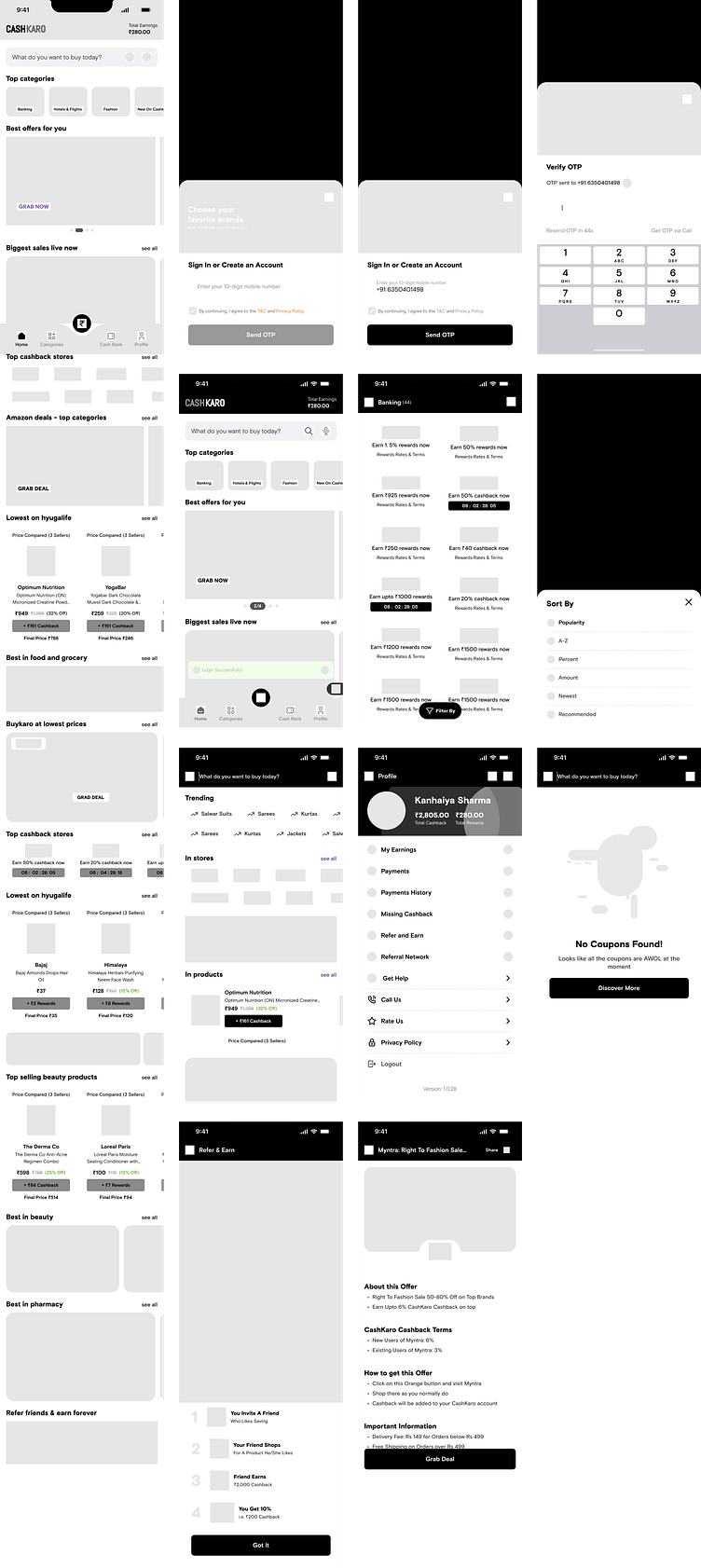 Cashkaro App Redesign by Kanhaiya Sharma ⚡️ on Dribbble Cashkaro App Redesign by Kanhaiya Sharma ⚡️ on Dribbble