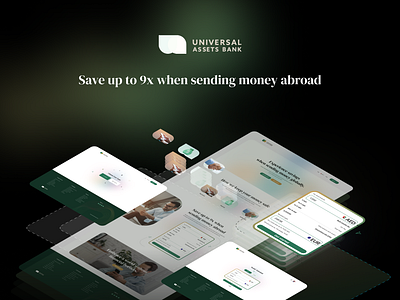 Assets Bank App dashboard design flat design fund transfer app interface design minimal design modern ui payment screen responsive design sass statistic ui ui uiux user experience web app web application