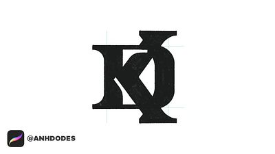 K D monogram typography logomark design by credit: @anhdodes 3d anhdodes anhdodes logo animation branding design graphic design illustration k d monogram letter d logo letter k logo lettering logo logo logo design logo designer logodesign minimalist logo minimalist logo design motion graphics ui