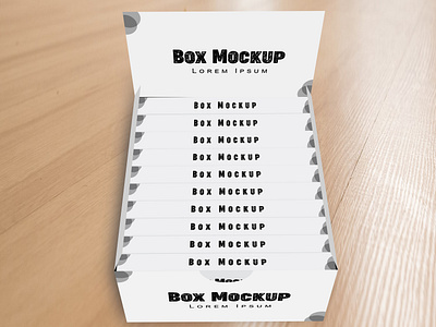 Product Box Mockup and Design box design box mockup graphic design product box