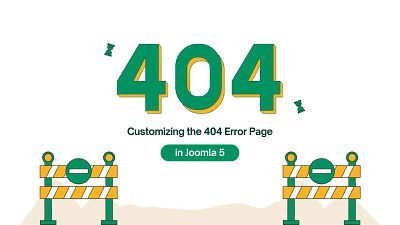 Custom 404 Error Page in Joomla 404 error dribbbleshot hawktemplates joomla joomla 5 tutorials webdesign