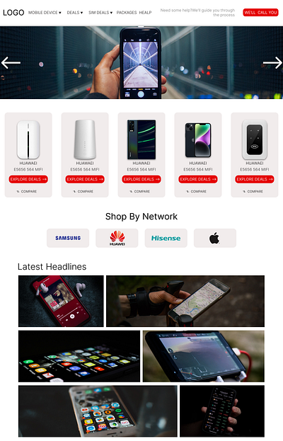 Mobile Device Store device store e commerce website mobile store mobile web mobile website