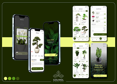 Plant sales application UI/UX app designer app order branding designer graphic graphic design graphic designer logo plant sales application plants app selling app ui ui designer uiux ux designer