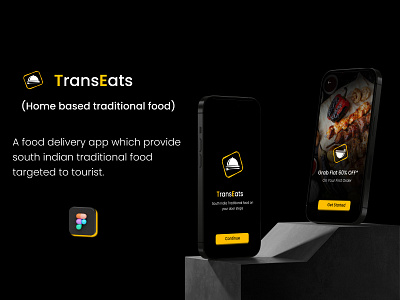 Food Delivery App Case Study 3d branding casestudy figma foodapp logo tourist ui uiux