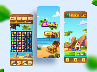 Island | mobile game 🏝️ app app design branding game game design game mobile island game mobile mobile app mobile app design mobile apps ui mobile design mobile game ui ux ux design