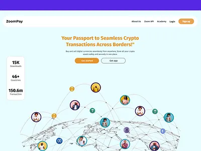 Zoom Pay app branding design graphic design typography ui