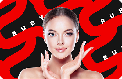 RUBY / SKINCARE brand brandidentity care red ruby skin skincare soft
