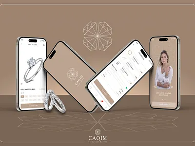 Jewelry App UI/UX branding design graphic graphic design jewe jewelry jewelry app jewelry design jewelry selling logo ui ui designer uiux user experience ux designer web designer