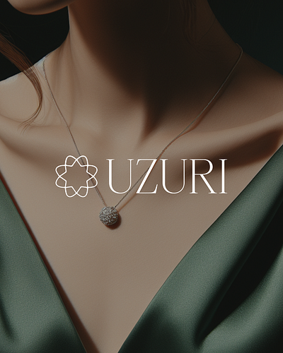 UZURI | Brand Identity Design | Jewelry Logo. brand design brand identity design branding design graphic design illustration illustrator jewelry design jewelry logo logo photoshop