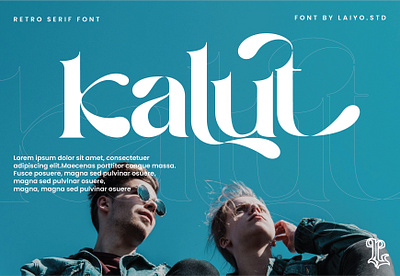 kalut : serif retro branding font graphic design logo typeface typography