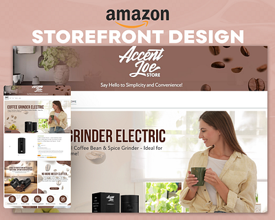 Amazon Storefront - Coffee Grinder amazon amazonstorefront amazonstorefrontdesign branding design graphic design graphicdesign listingimages photoshop storefrontdesign