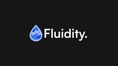 Fluidity Web3 brand logo animation after effects animation case animation crypto lbrand design logo design motion design motion graphics typography web3