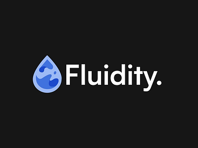 Fluidity Web3 brand logo animation after effects animation case animation crypto lbrand design logo design motion design motion graphics typography web3