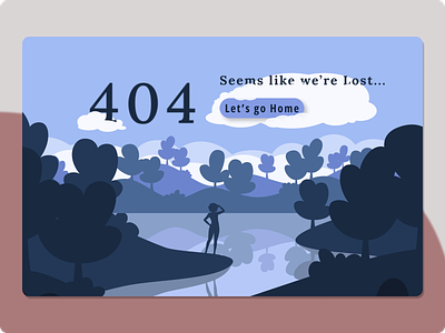 404 Page Design - #008 404 error 404 error page 404 page 404 page design daily ui dailyui day 8 design error page interactive design ui web and mobile design web design web page