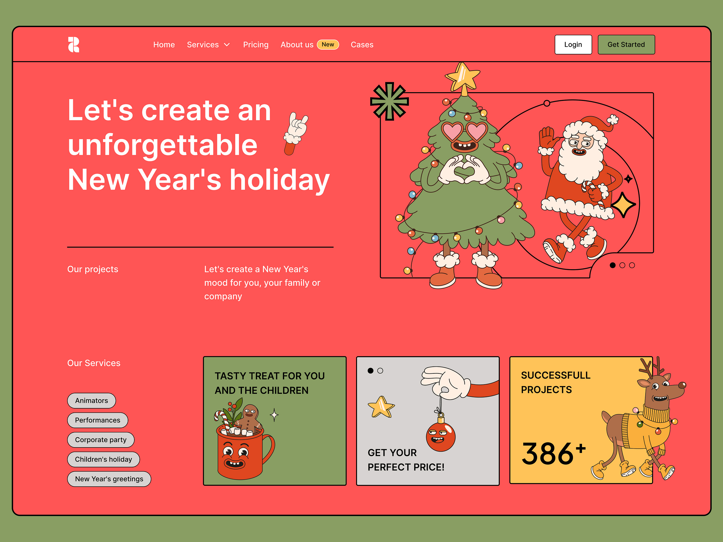 New Year's holiday 2024 by Aleksey Kostiuk on Dribbble