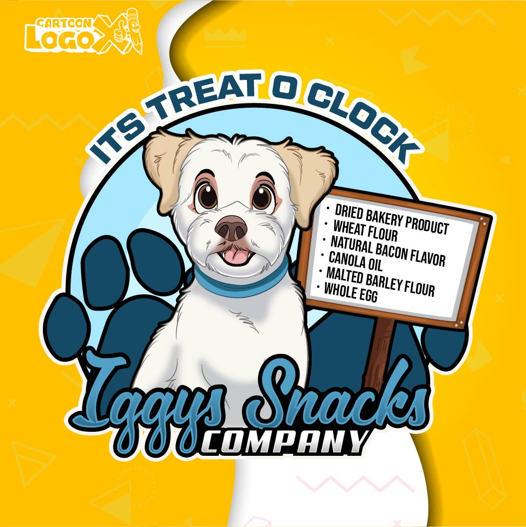 Dog Mascot Puppy mascot for a Snack company by