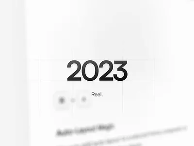 Reel 2023 analytics animation branding figma video wireframes