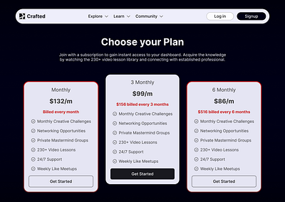 Pricing page exploration design pricing typography ui ux website