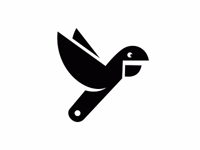 parrot wrench bird brand branding design graphic design logo parrot symbol