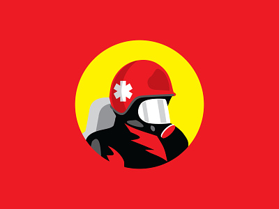 Fireman (2016) fighter fire graphic design icon logo