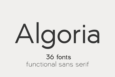 Algoria Sans Serif Family algoria sans serif family sans serif branding sans serif classy sans serif fashion sans serif geomatric sans serif logo