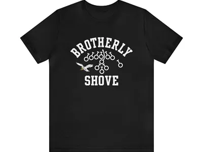 Brotherly Shove Eagles Shirt, Sweatshirt, Hoodie 3d animation branding brotherly shove hoodie graphic design ui