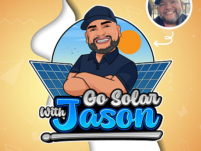 Solar panel guy caricature Solar installation - cartoonlogox.com caricature caricature mascot logo cartoon logo cartoon logox face logo face mascot logo modern mascot logo sales and installation mascot solar energy solar installation company solar logo solar panel guy mascot solar panel illustration solar panel logo the best caricature logo