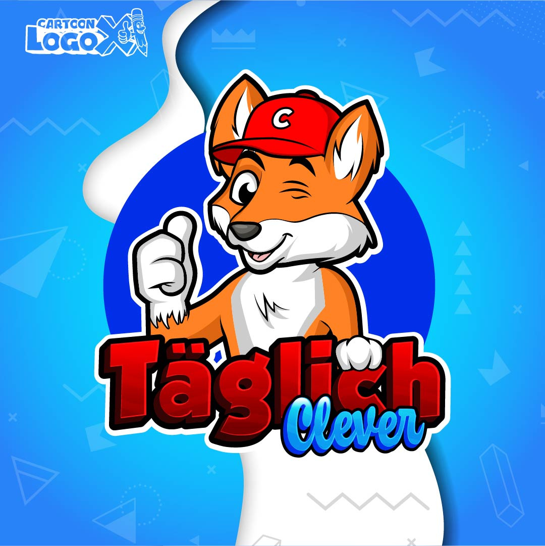 Fox Cartoon Logo, Cute Animal Mascot - cartoonlogox.com by Cartoon ...