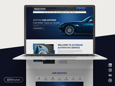 Car Company Website 3d animation autoparts branding graphic design homepage illustration logo typography ui ux