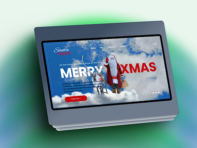 Happy merry Christmas branding graphic design logo motion graphics ui