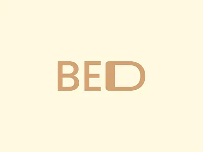 Bed logo brand brand identity branding brandlogo concept creative logo creativity design designer icon illustration letter logo logo logomark logos new logo text logo wordmark