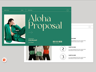 Aloha Brand Proposal Presentation 3d brand guideline brand proposal brand strategy branding brochiure business creative design graphic design illustration logo motion graphics powerpoint presentation print template vector