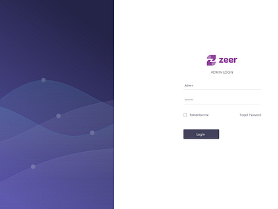 Zeer Dashboard