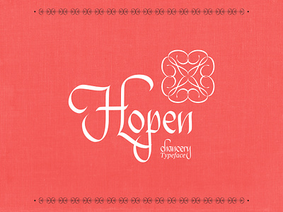 HopenType artwork calligraphy chancery creative design font graphic design illustration italic lettering logo type type design typography