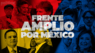 Frente Amplio por México article graphic design mexico newsletter politics