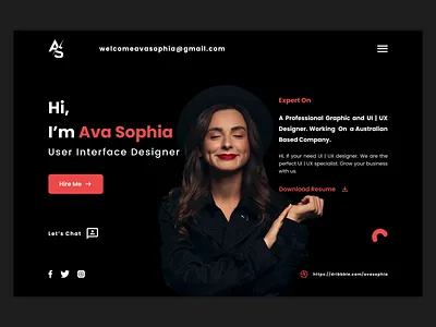 Personal Portfolio UI Design agency website ecommerce business ecommerce shop ecommerce template homepage landing page landing page ui mobile app personal portfolio personal website portfolio landing page portfolio page portfolio site portfolio template ui design ui ux ux design web design website website concept