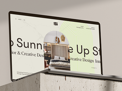 SSUS - Website concept architecture interior landing typography ui website