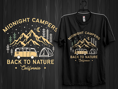 CAMPING T-SHIRT DESIGN adventure apparel camper camperlife camping campinglife campingtshirt campingtshirtdesign clothing graphic design hiking illustration mountain mountaintshirt nature outdoor outdoors summer travel vanlife