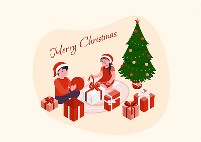 Merry Christmas graphic design