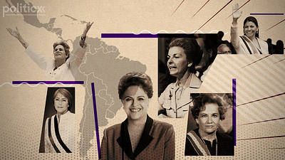 Presidents and first ladies article graphic design latam newsletter politics