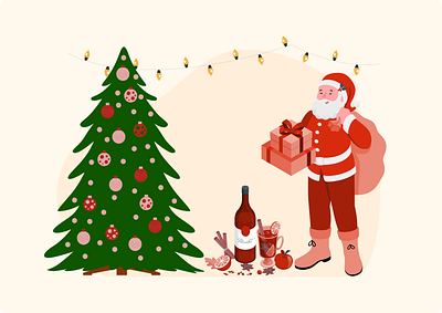 Merry Christmas graphic design