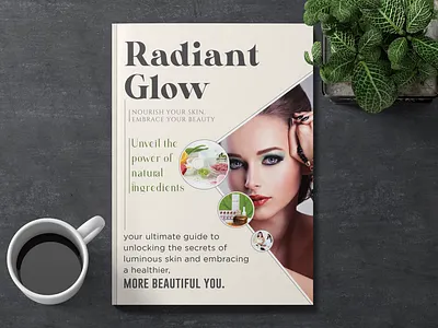 Radiant Glow Magazine Cover adobe illustrator book book cover cover design design graphic design illustration layout magazine cover magazine design magaziyne
