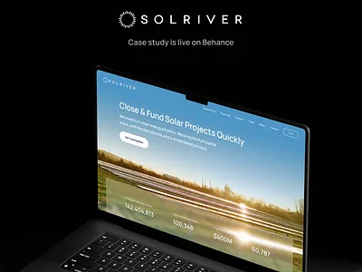 Marketing website redesign - Figma business design hire marketing minimal mockup solar website