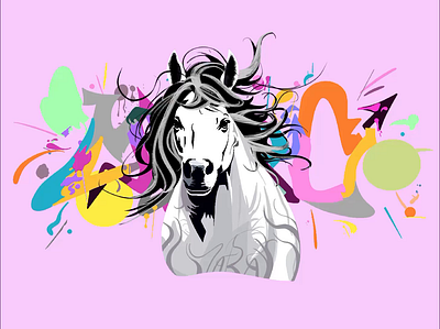 Moro diseño artwork caballo colors design dibujo draw graffiti horse idea ideas illustration procreate